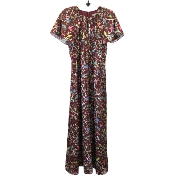 NWT Point Sur J. Crew Bird Menagerie Maxi Dress - Picture 6 of 15